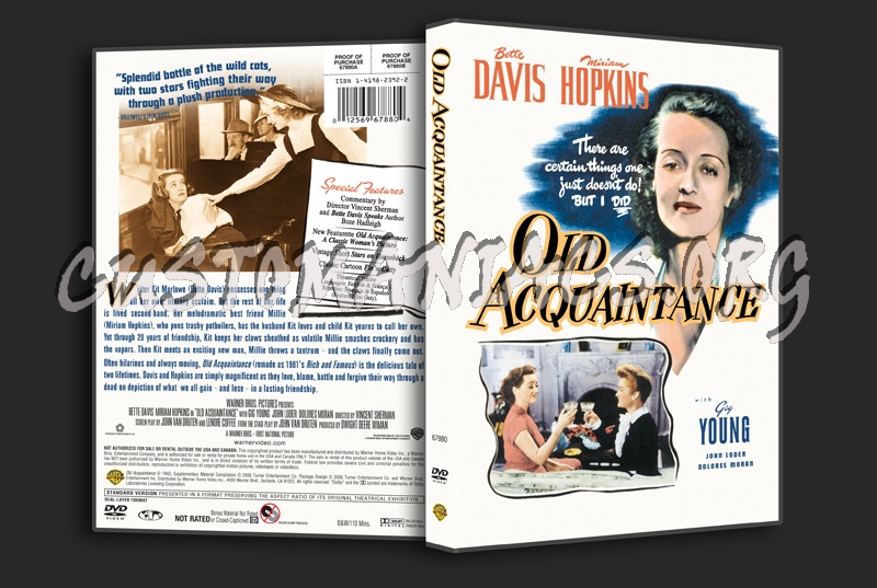 Old Acquaintance dvd cover