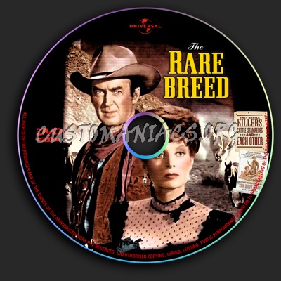 The Rare Breed dvd label