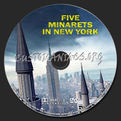 Five Minarets In New York dvd label