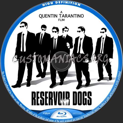 Reservoir Dogs blu-ray label