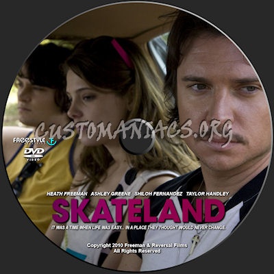 Skateland dvd label