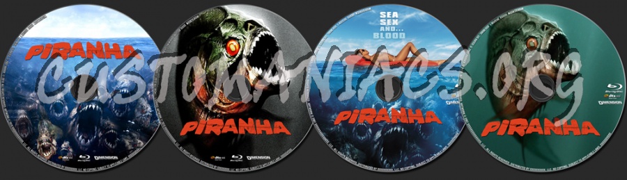 Piranha (2010) blu-ray label