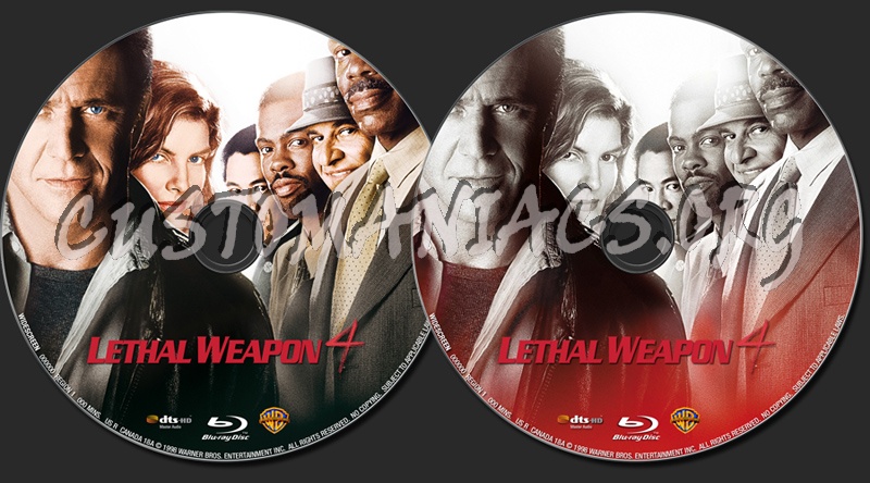 Lethal Weapon 4 blu-ray label