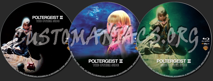 Poltergeist II The Other Side blu-ray label