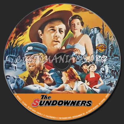 The Sundowners dvd label