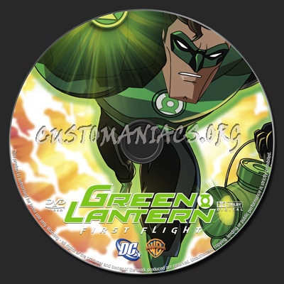 Green Lantern First Flight dvd label
