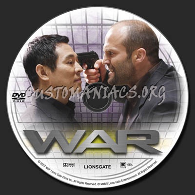 War dvd label