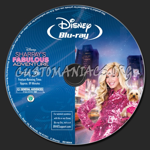 Sharpay's Fabulous Adventure blu-ray label