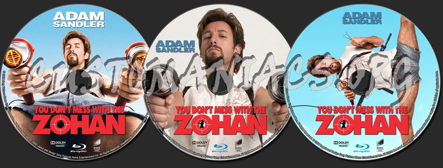 You Don't Mess With the Zohan blu-ray label