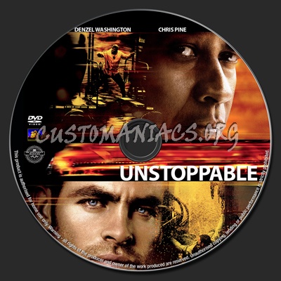 Unstoppable dvd label