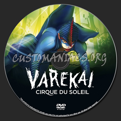 Cirque du Soleil: Varekai dvd label