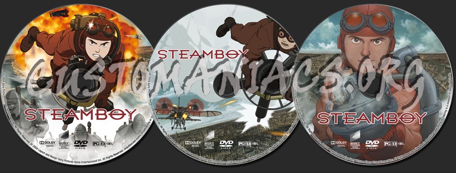 Steamboy (2004) dvd label