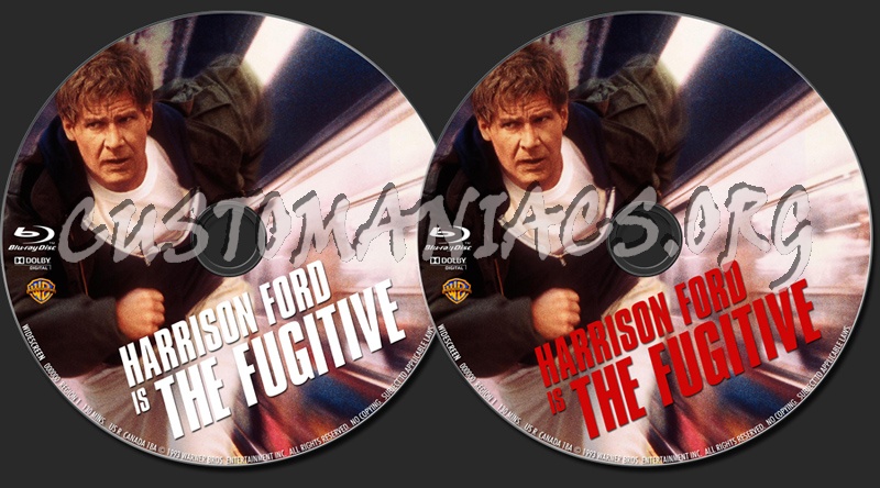 The Fugitive blu-ray label