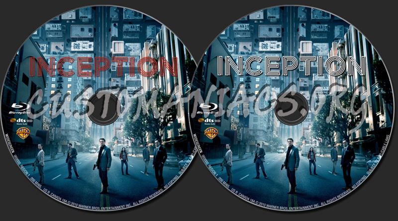 Inception blu-ray label