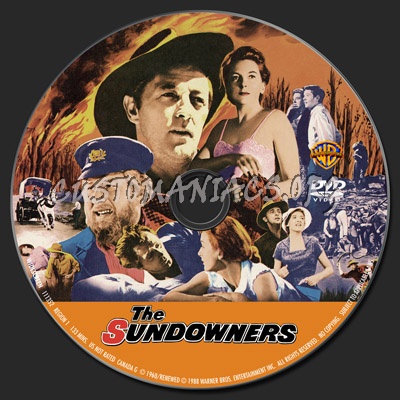 The Sundowners dvd label