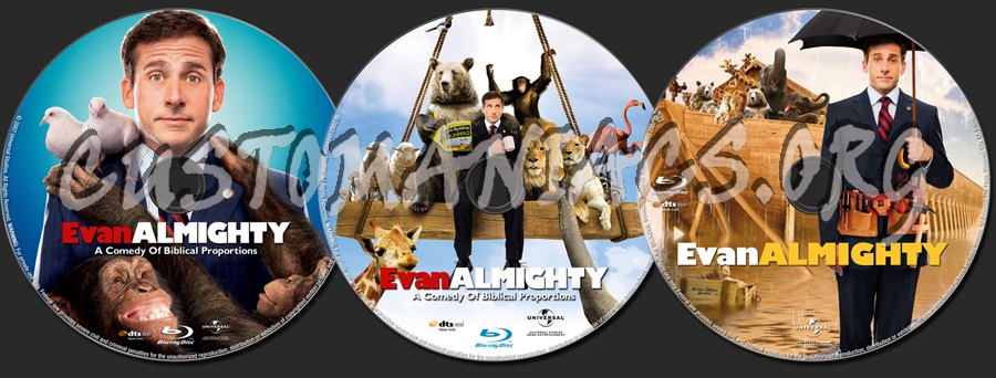 Evan Almighty blu-ray label