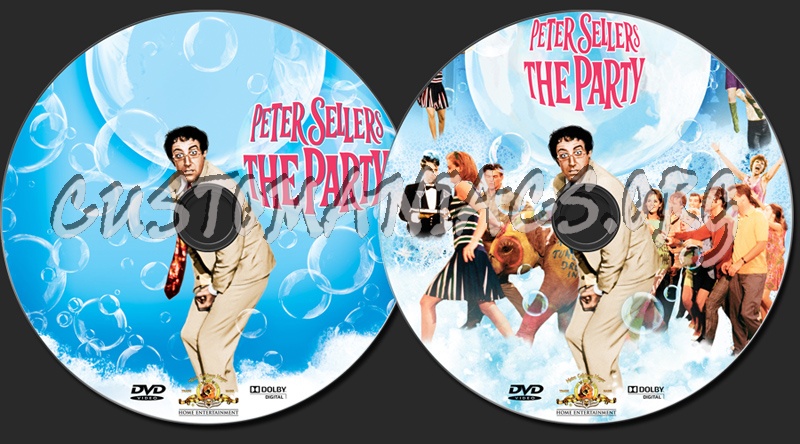 The Party dvd label