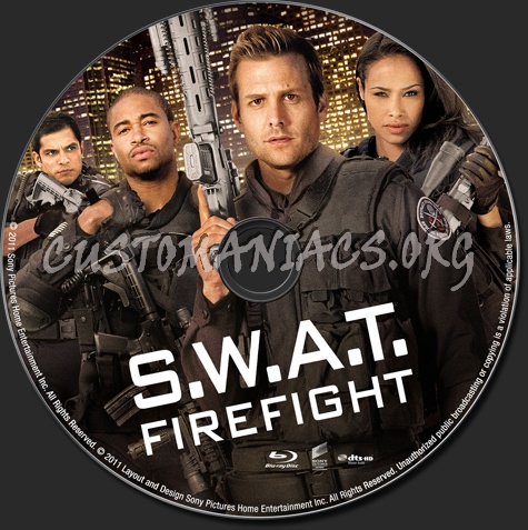 S.W.A.T. Firefight blu-ray label