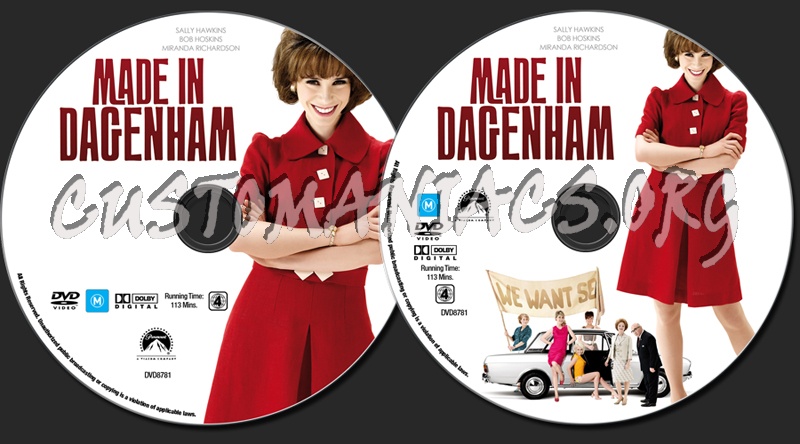 Made In Dagenham dvd label