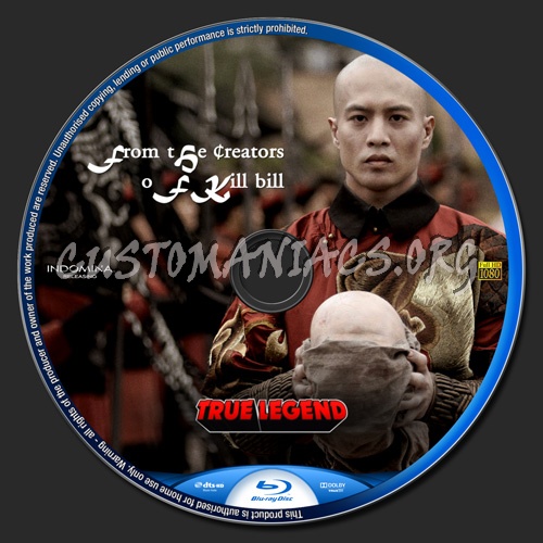 True Legend blu-ray label