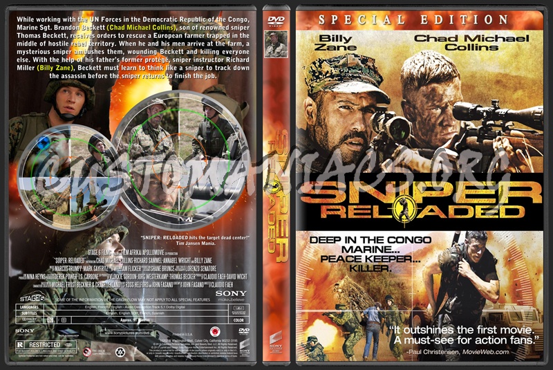 Sniper: Reloaded dvd cover