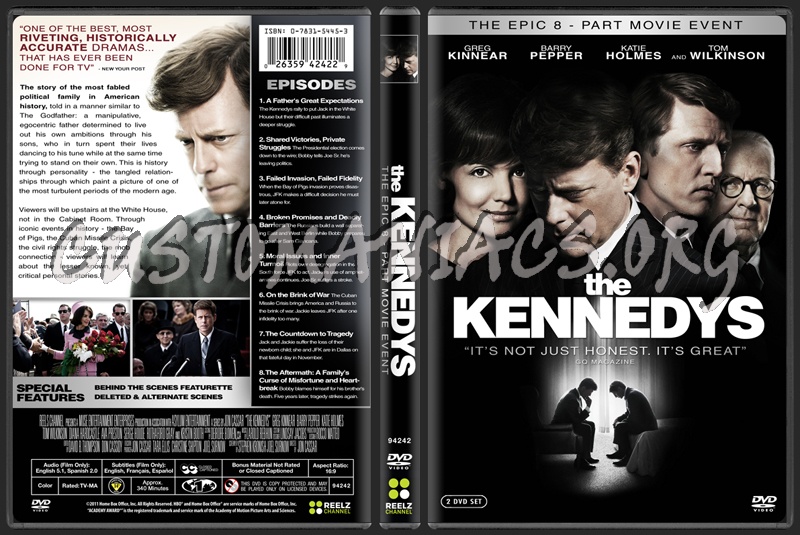 The Kennedys 2011 Mini-series dvd cover