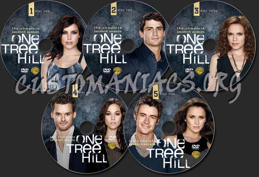 One Tree Hill Season 7 dvd label