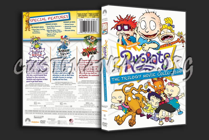 Rugrats The Trilogy Movie Collection dvd cover