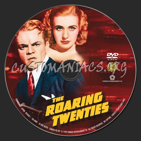 The Roaring Twenties dvd label