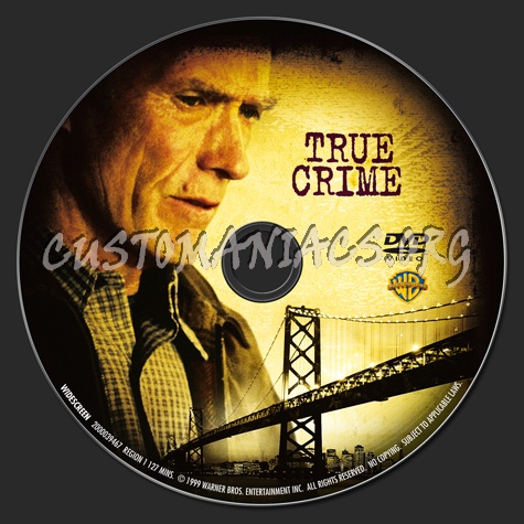 True Crime dvd label