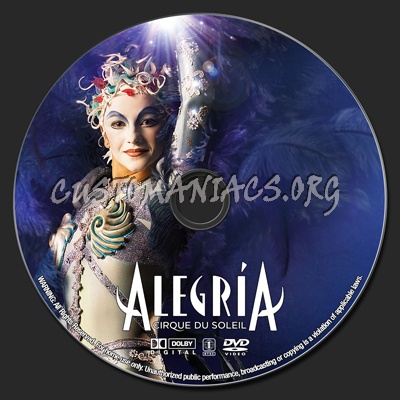 Cirque Du Soleil - Alegria dvd label