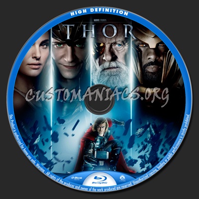 Thor blu-ray label