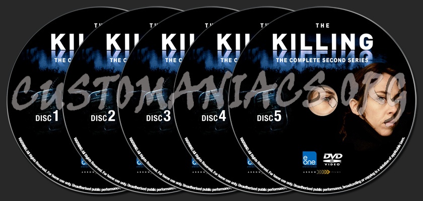 The Killing Series 2 (Forbrydelsen) dvd label