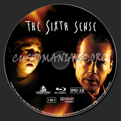 The Sixth Sense blu-ray label