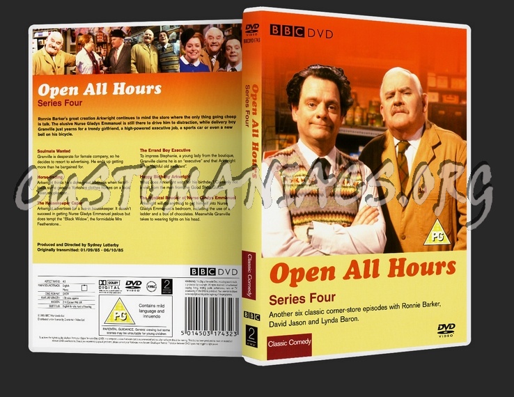 Open All Hours Series 4 dvd cover