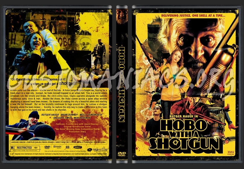 Hobo With A Shotgun dvd cover