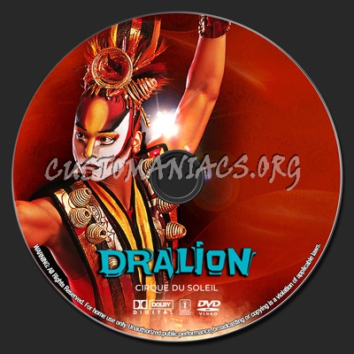 Cirque Du Soleil Dralion dvd label