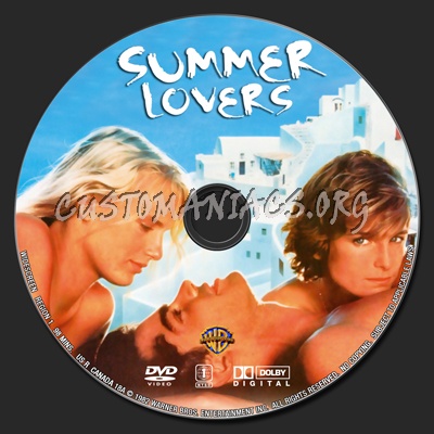Summer Lovers dvd label