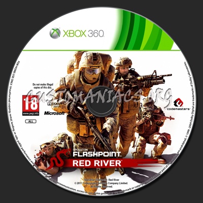 Operation Flashpoint: Red River dvd label