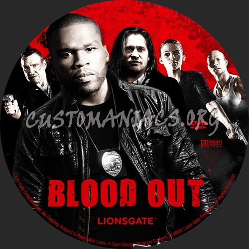 Blood Out dvd label