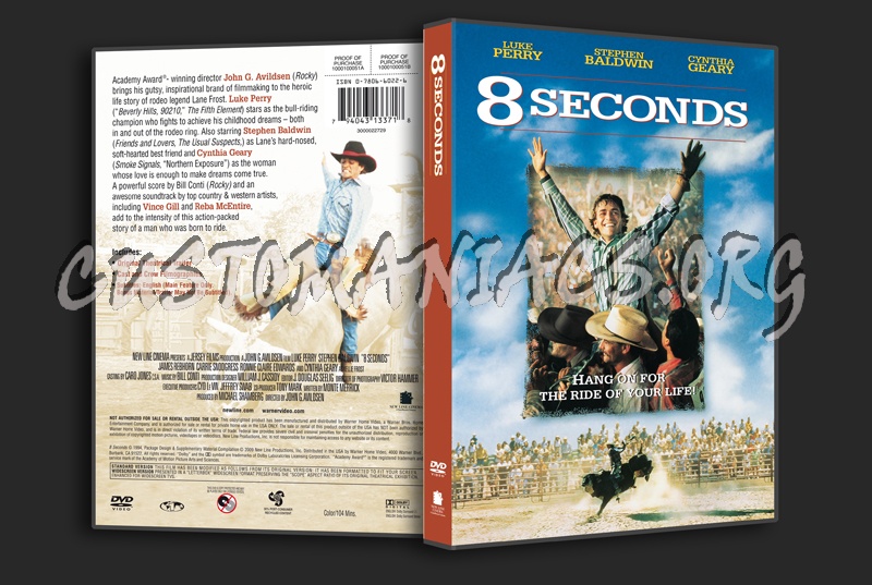 8 Seconds dvd cover