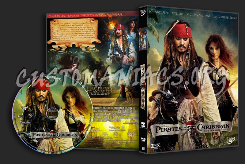 Pirates of the Caribbean: On Stranger Tides dvd cover