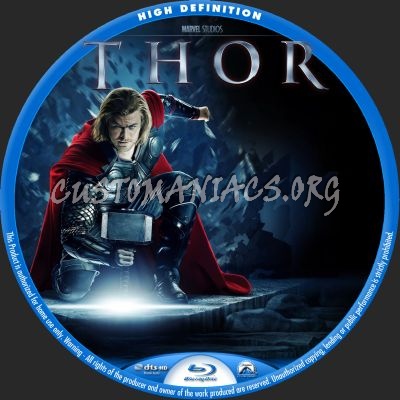 Thor blu-ray label