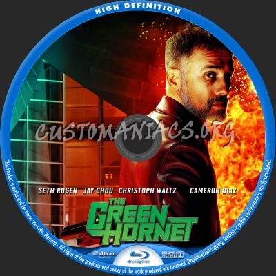 The Green Hornet blu-ray label