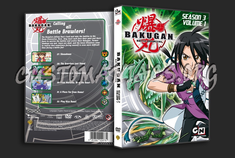 Bakugan Season 3 - Volume 1 dvd cover