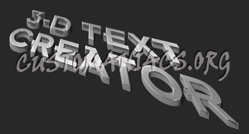 3D Text Creator PS Action 