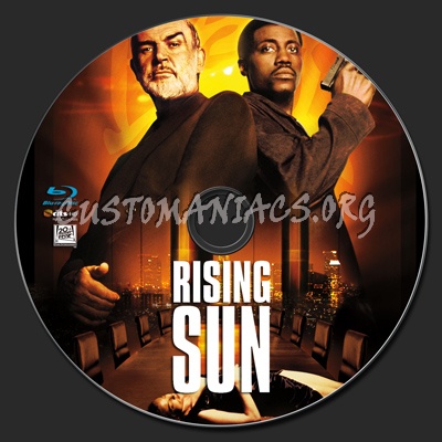 rising sun blu-ray label