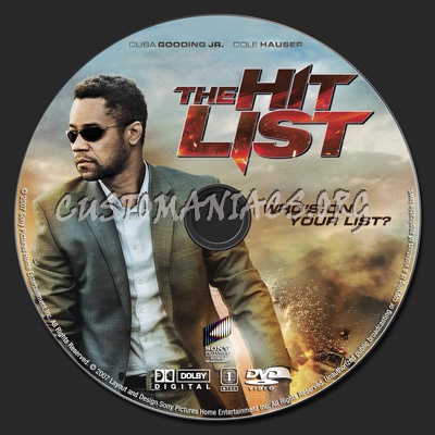 The Hit List dvd label
