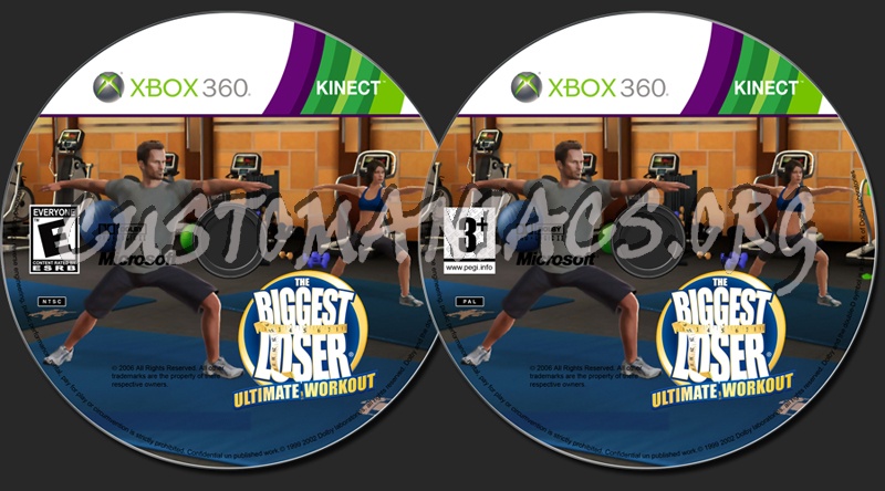 The Biggest Loser Ultimate Workout dvd label