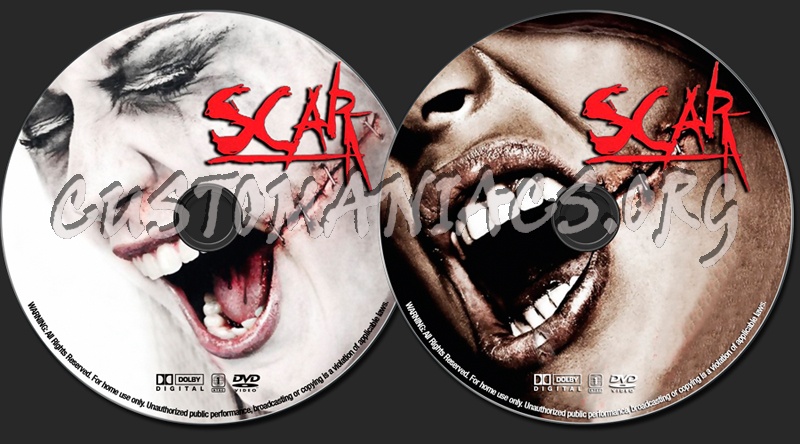 Scar dvd label